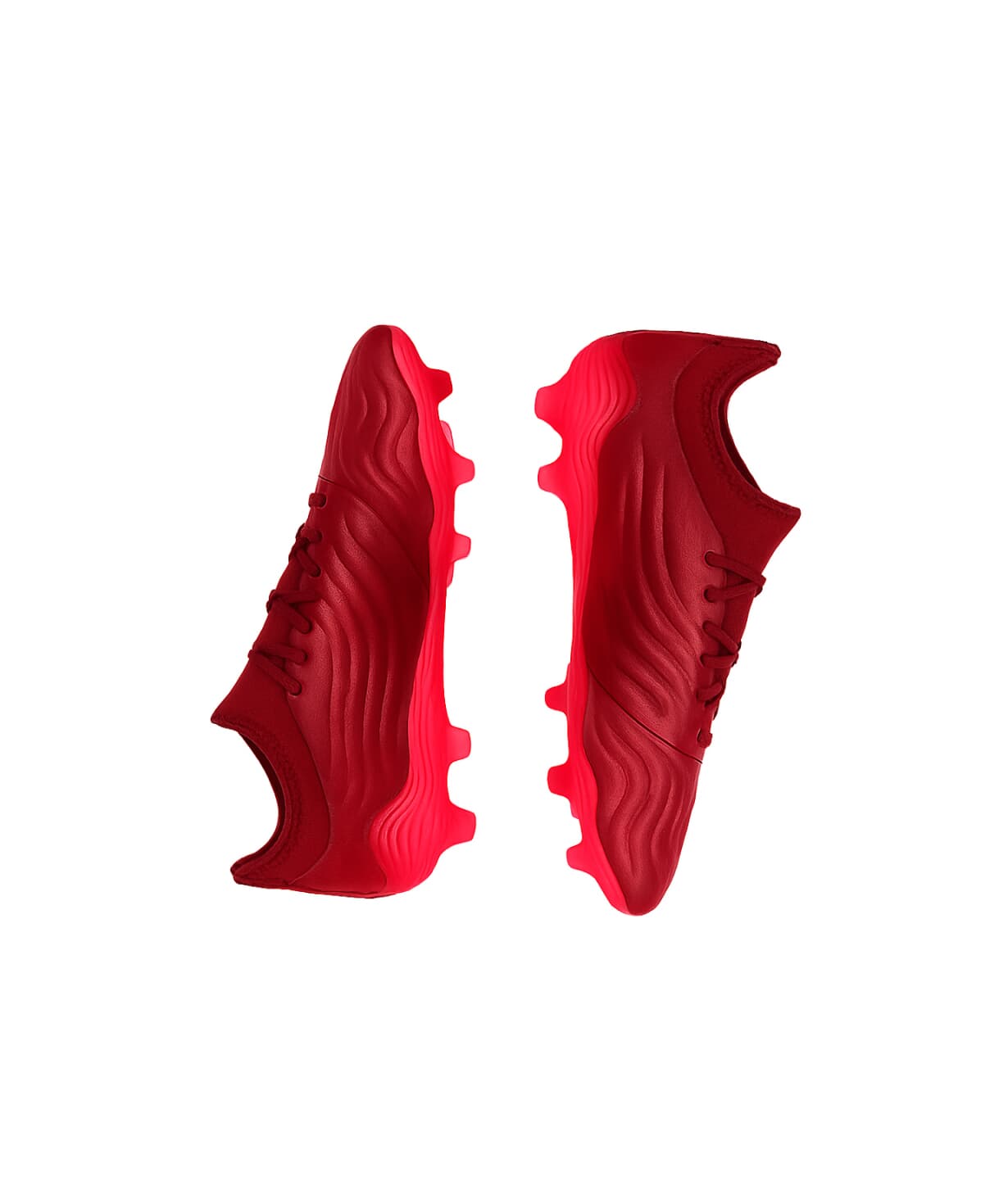 Crimson grip soccer cleats